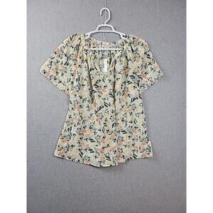 Floral Print Women's Blouse